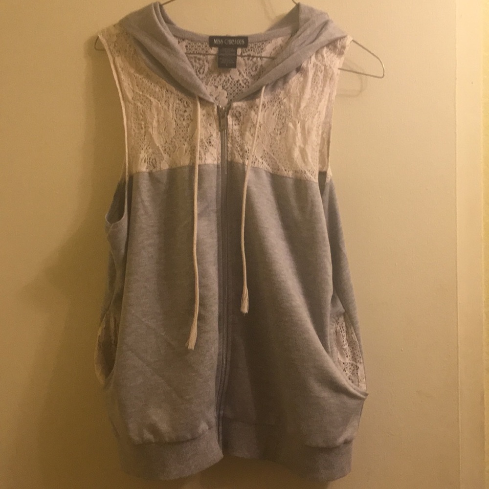 A tank top hoodie
